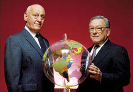 George Burr and Harold Hindman - founders of Instron Corporation