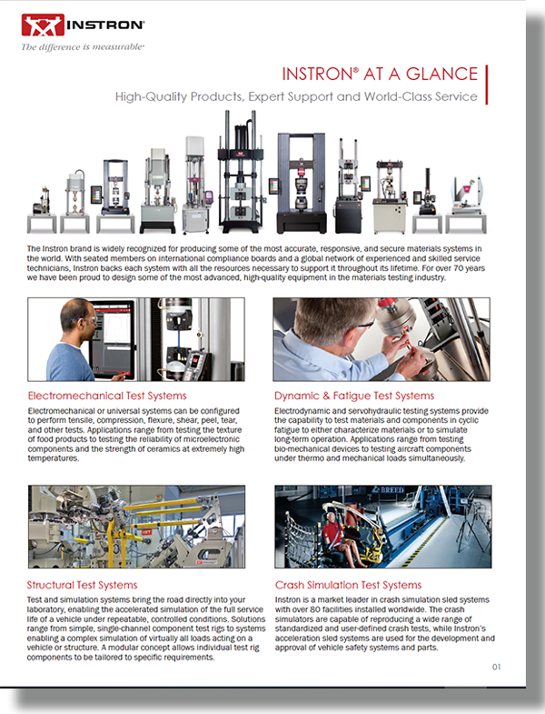Instron at a glance