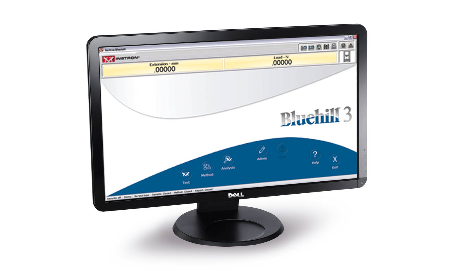 Display del PC con Bluehill 3