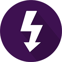 Elektrische Ikone Lila