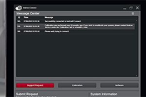 Screenshot of Instron Connect portal