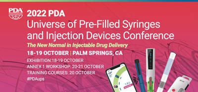 2022 PDA Universe of Pre-Filled Syringes and Injection Devices Conference