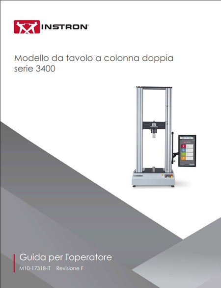 Guida per l’operatore del modello da tavolo a doppia colonna 3400