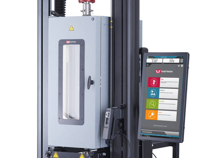 cámara ambiental en un sistema de ensayo Instron 6800