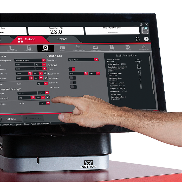 Bluehill Impact ソフトウェア