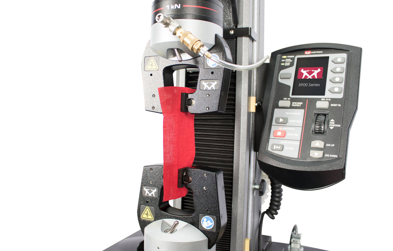 ASTM D5034 纺织品织物的断裂强度和伸长率夹持法试验