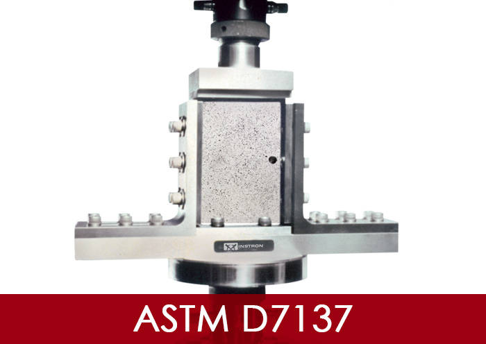ASTM D7137 propriedades de resistência residual à compressão de placas de compósito de matriz polimérica danificadas