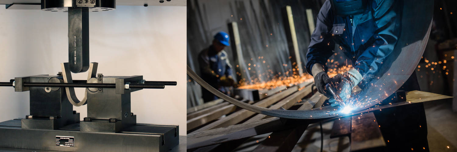 ASTM E190 bend testing of welds