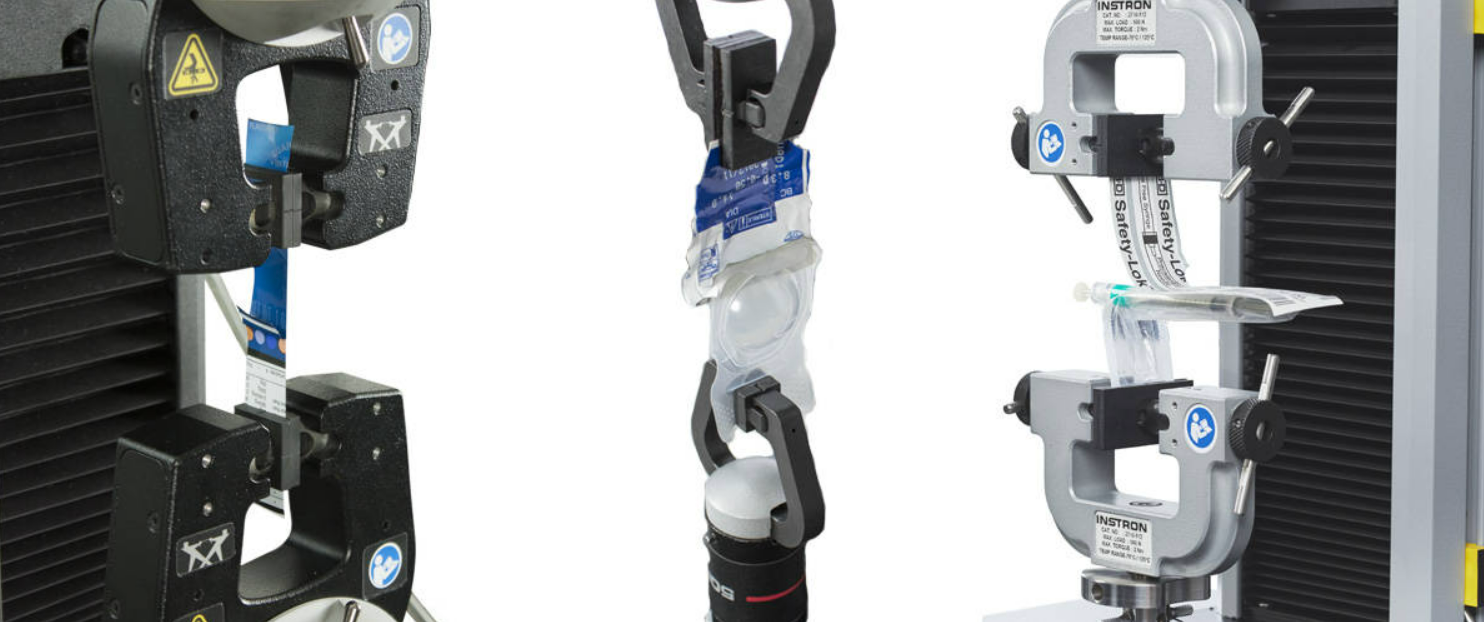 BS EN 868-5 peel test of medical packaging