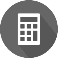 Grey Calculator Icon