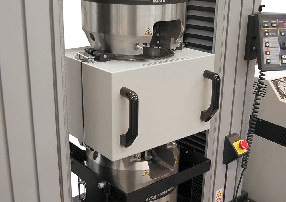 Cámara extra corta con mordazas hidráulicas