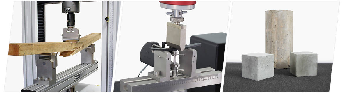 塑膠、木材和混凝土的撓曲測試