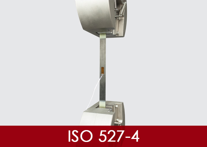 ISO 527-4 등방성 및 직교 이방성 섬유 강화 플라스틱 복합재의 인장 특성
