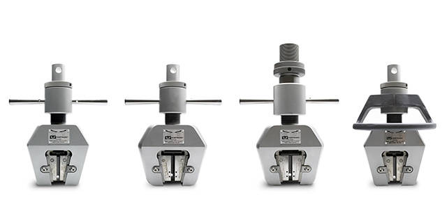 Agarres de acción de cuña manual