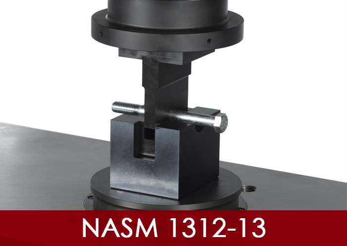 NASM 1312-13 teste de cisalhamento duplo de fixadores