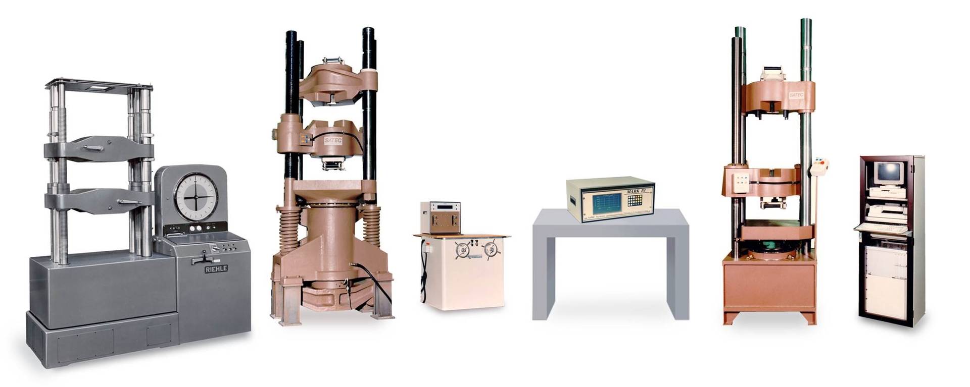SATEC Series Static Hydraulic Systems Models BTE, CT, PT, HVP, Riehle, Dartec