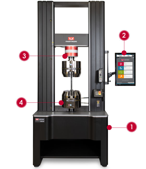 ASTM A615 test setup