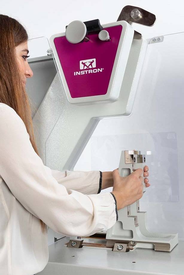 solid-frame.jpg | Instron | Instron pendulum impact tester monolithic structure and hammer