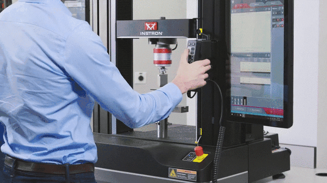 Début de l’essai de tension