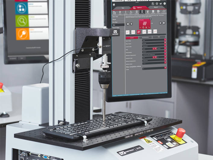 버튼 압축 테스트에 사용되는 프로브