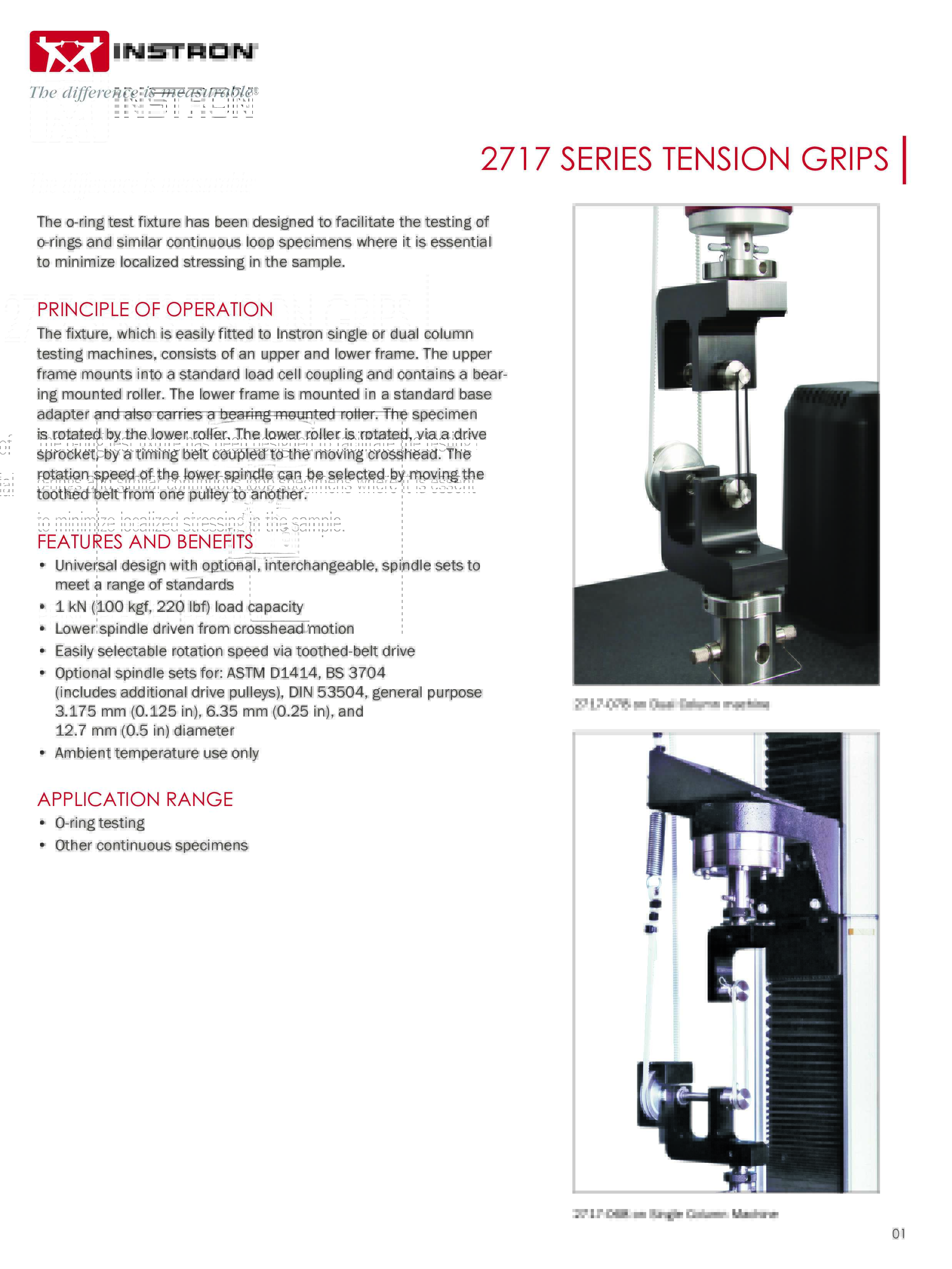 2717 Series O-Ring Test Fixture