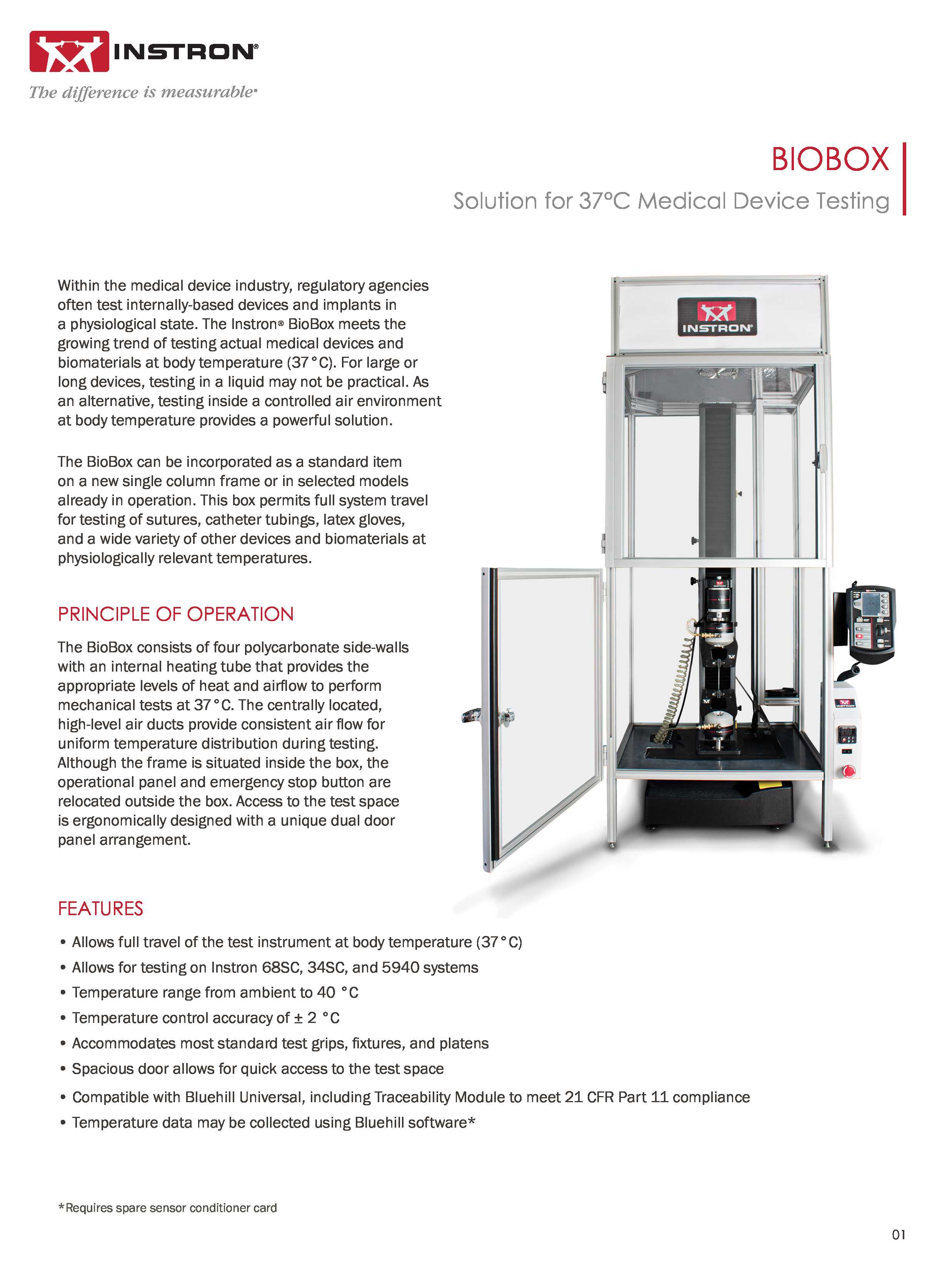 BioBox for 37°C Medical Device Testing
