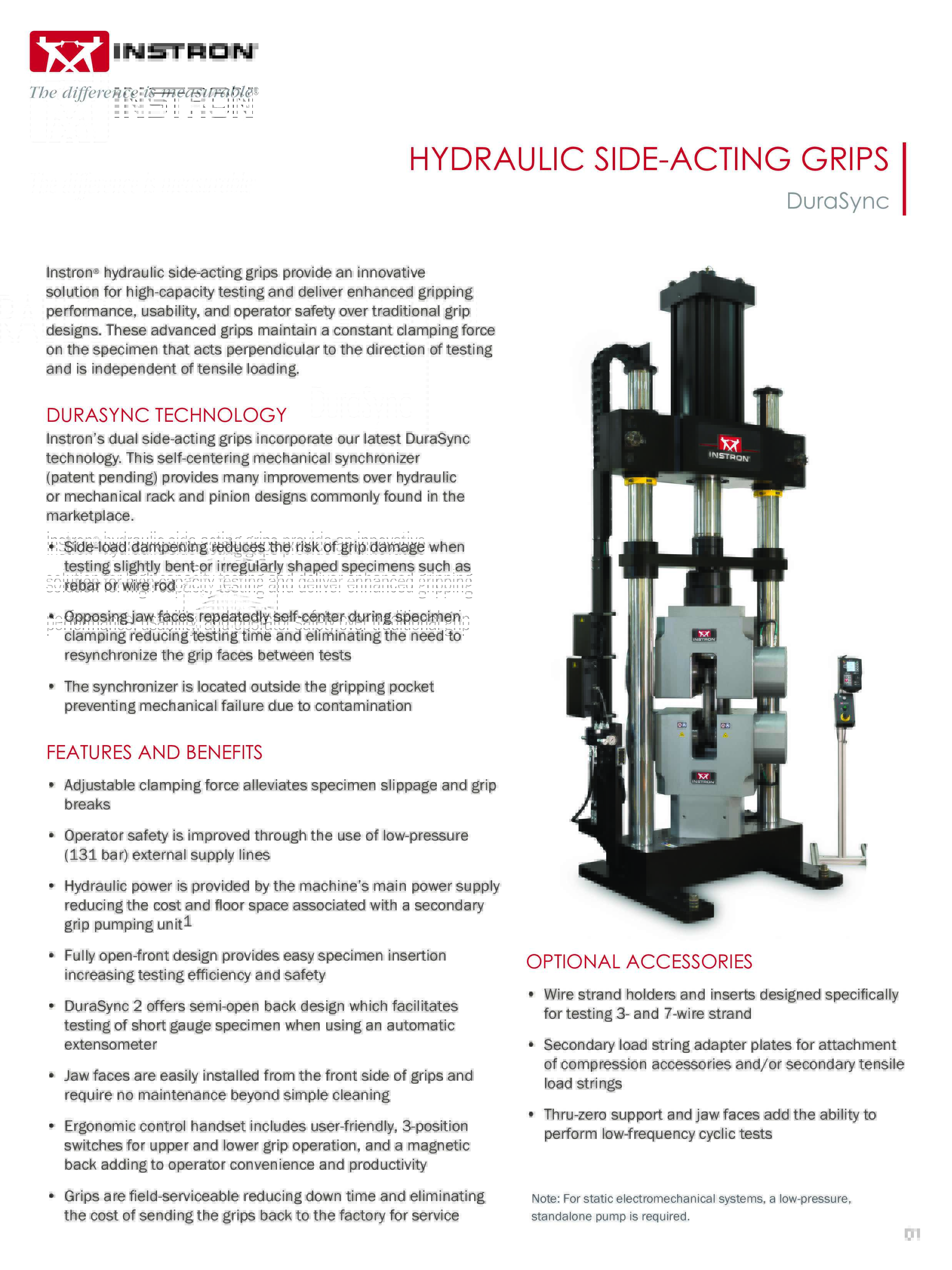 Hydraulic Side-Action Grips (DuraSync)