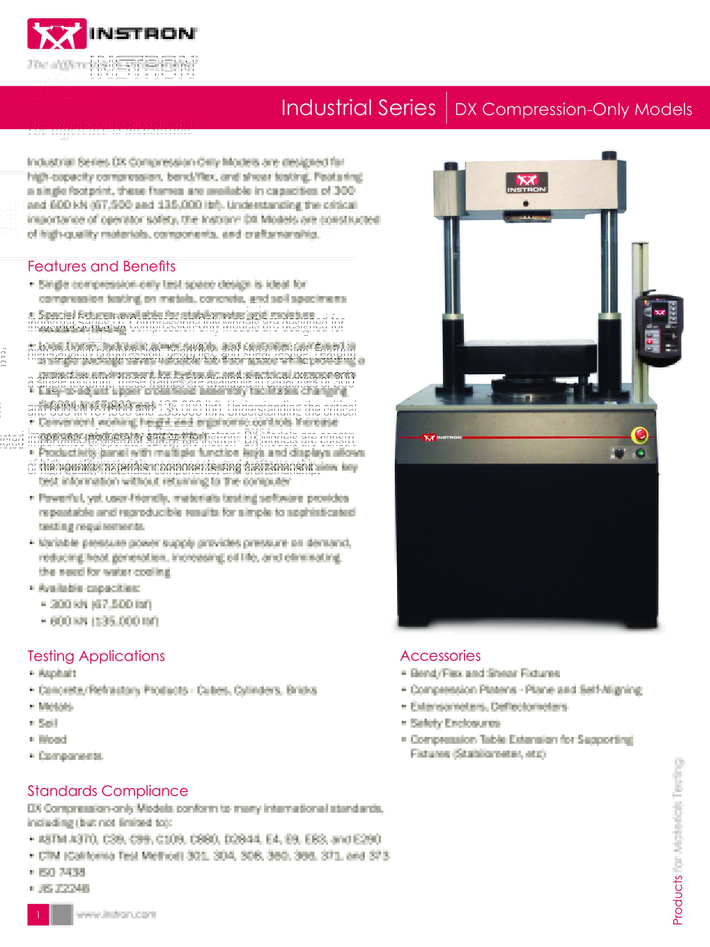 Industrial Series | DX Compression-Only Models