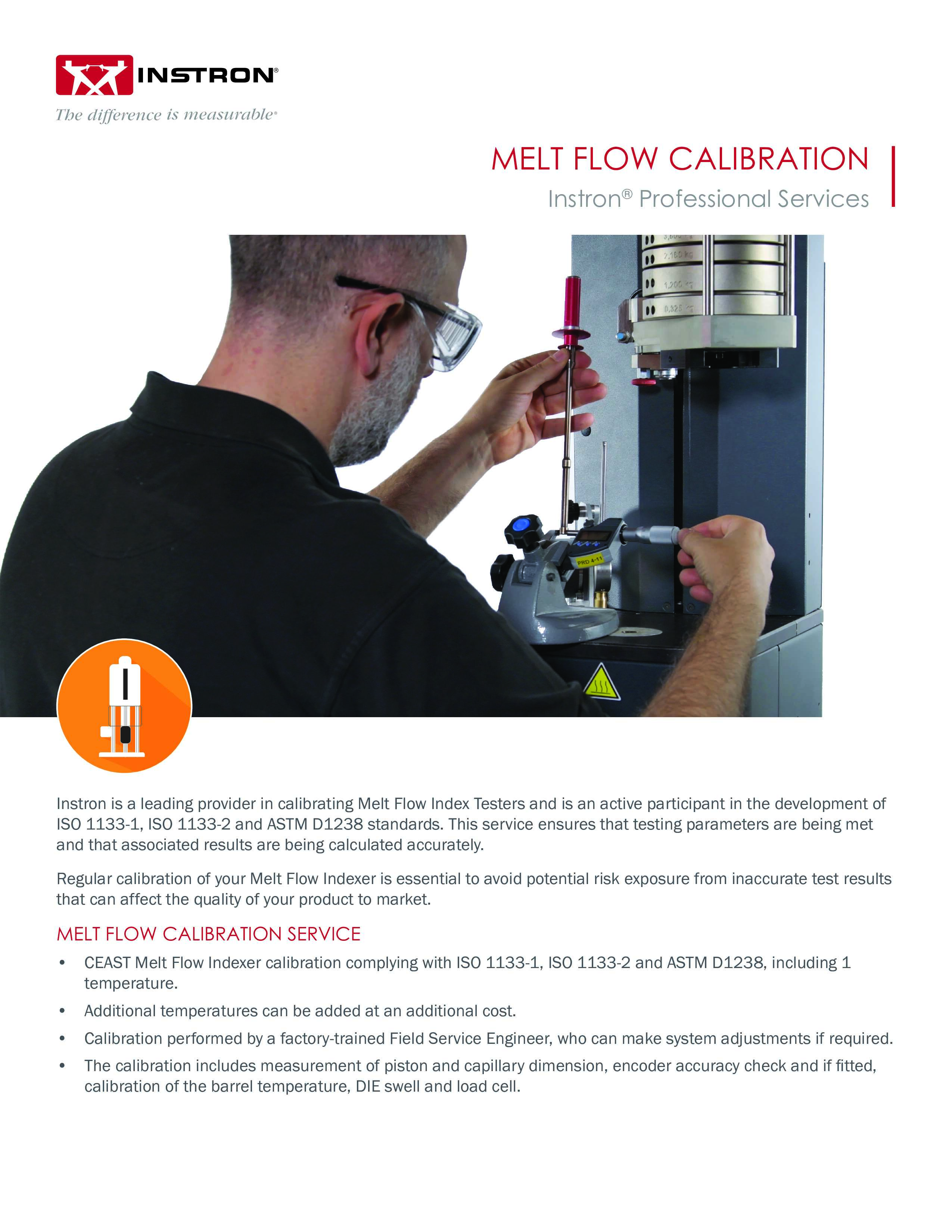 Melt Flow Calibration