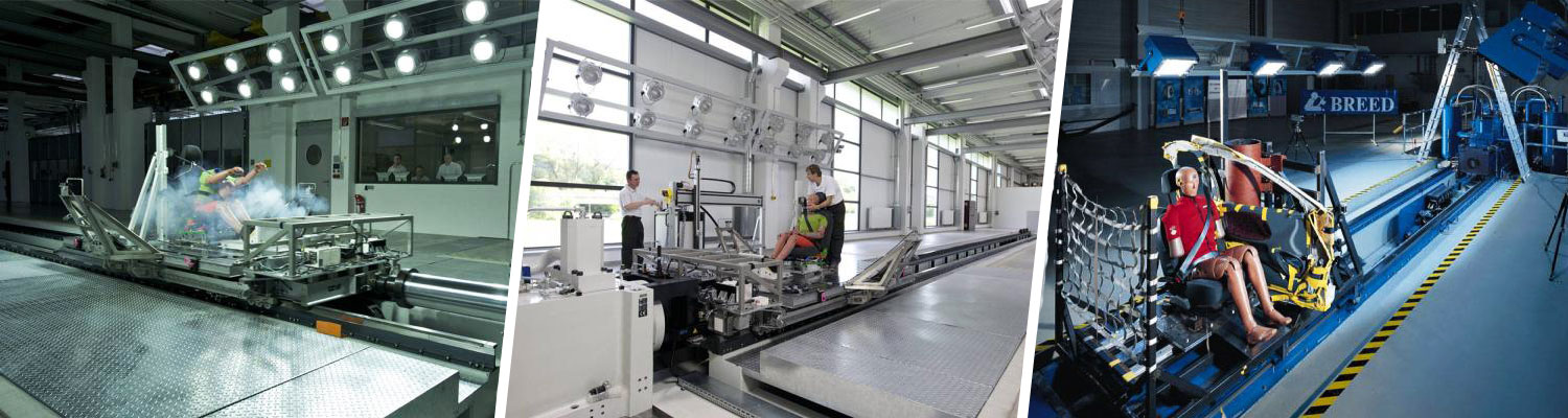 | Instron Instron Hydropuls CSAadvanced crash simulation sled system in a large automotive test facility