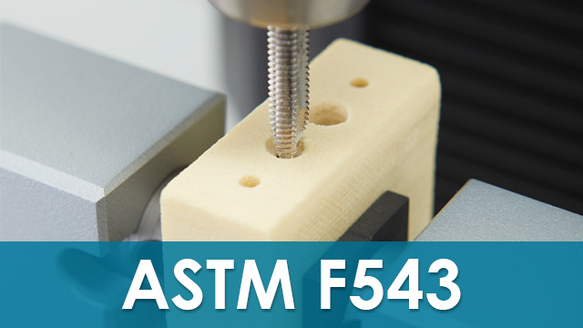ASTM F543 金属医用骨螺钉测试方法