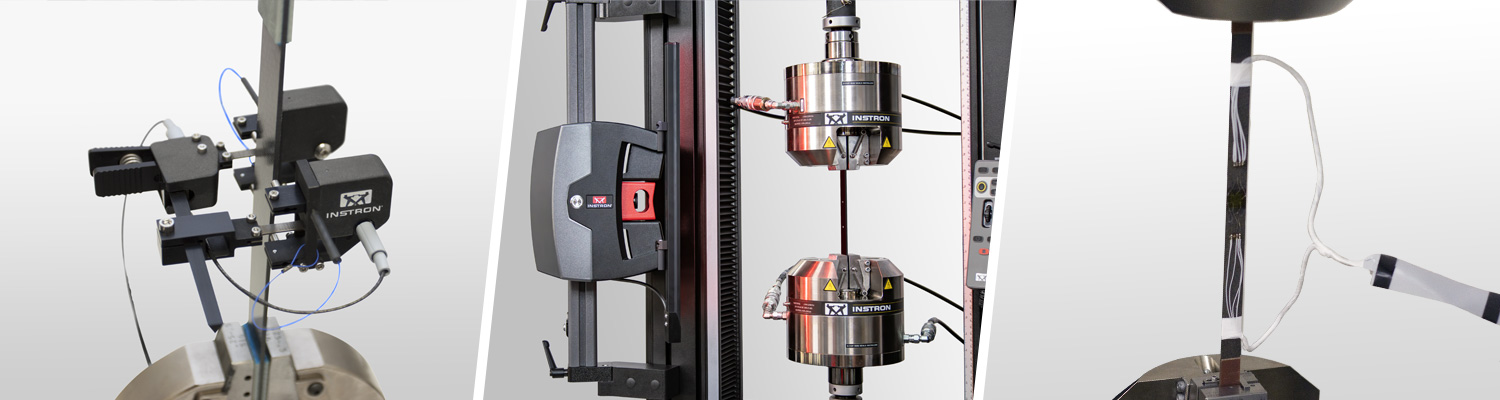 Biaxial Clip-On Extensometer, AVE3 Advanced Video Extensometer, Strain Gauges