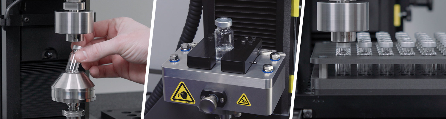 | Instron Prueba de fuerza de sellado residual