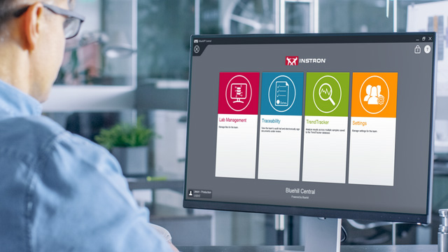 | Instron Logiciel de gestion de laboratoire Bluehill Central