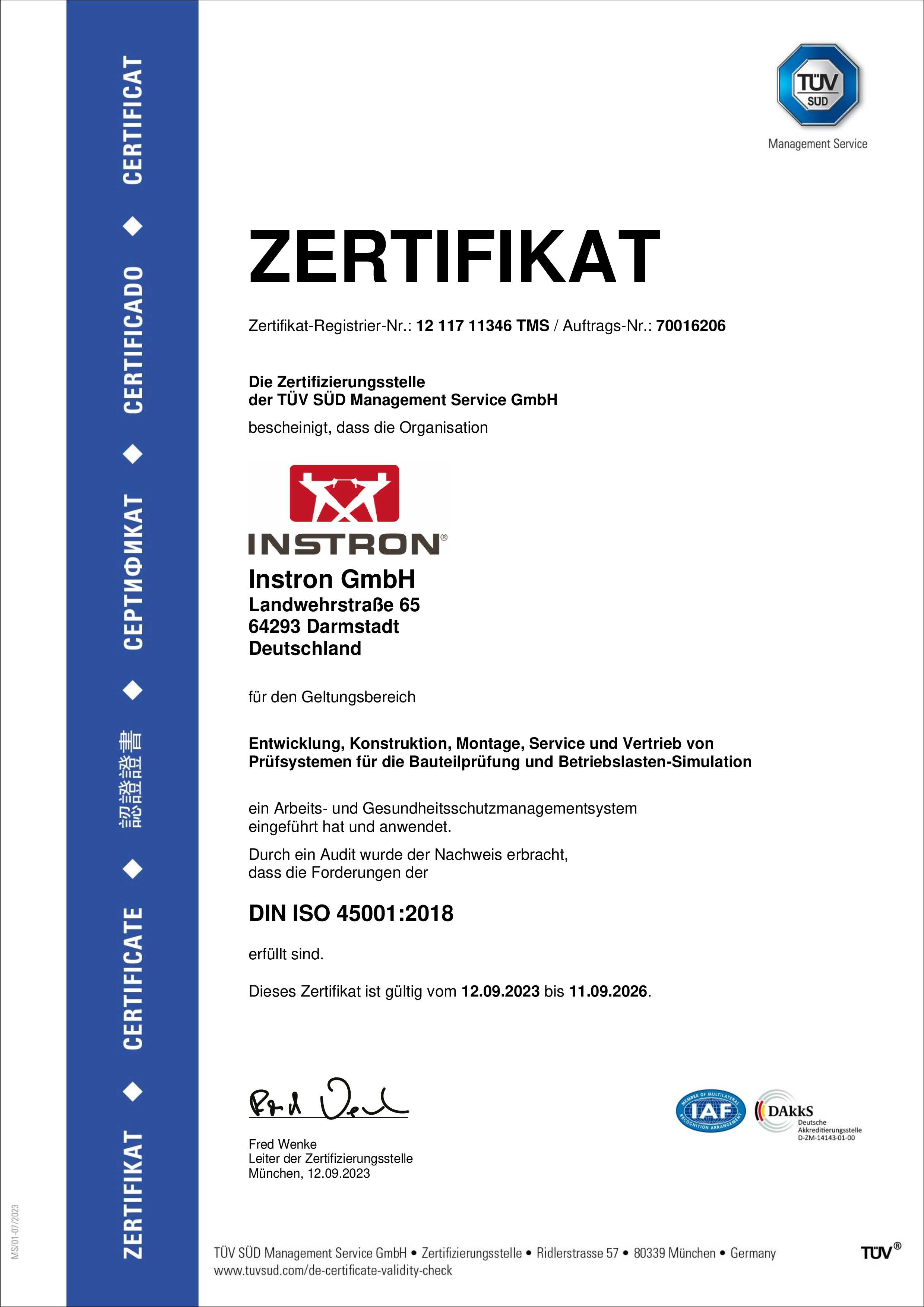 DIN ISO 45001:2018