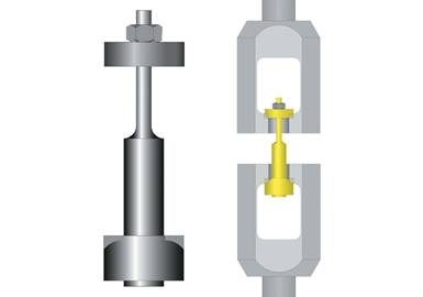 Muttern-Prüflastvorrichtung