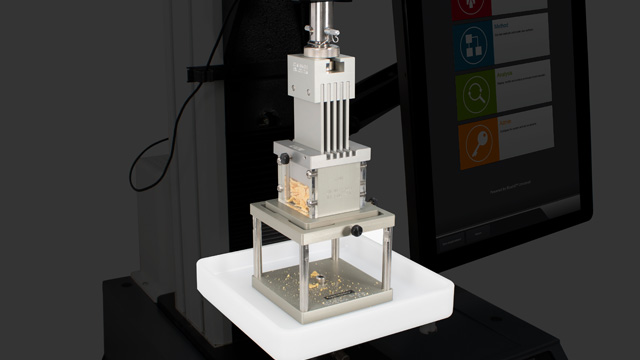 อุปกรณ์ยึดจับทดสอบเนื้อสัมผัสอาหาร