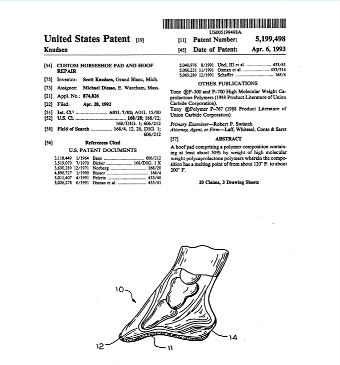 horse-shoepad-patent | Instron | Instron